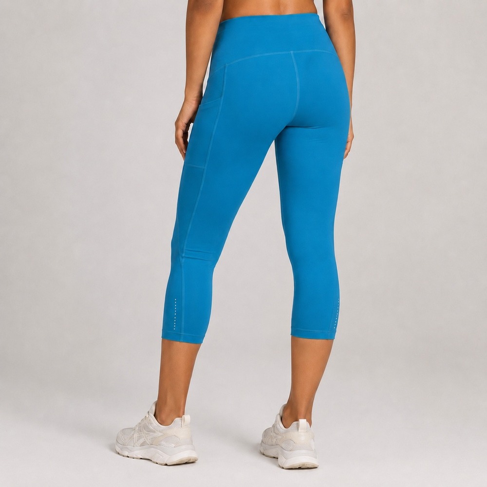 Lululemon Swift Speed High Rise Crop 21" (4) Pocket Leggings Activewear Luxtreme